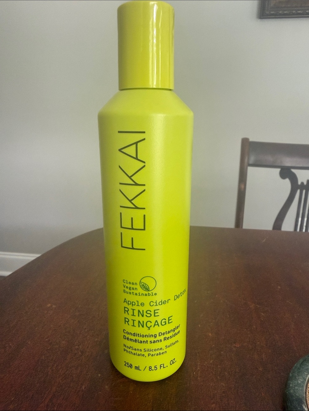 Fekkai Apple Cider Detox Rinse Conditioning Detangler Full Size- New